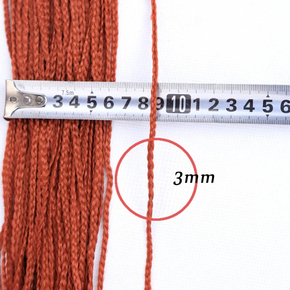 Zizi Braids Synthetic Crochet Hair Colored Box Braids Deep Wave Hair Long Senegalse Twist Braiding Hair Extensions for Russia