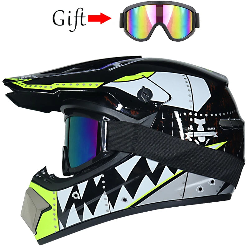 ORZ Kids Motocross Helmet | DOT-Certified Off-Road & Downhill Helmet for Children