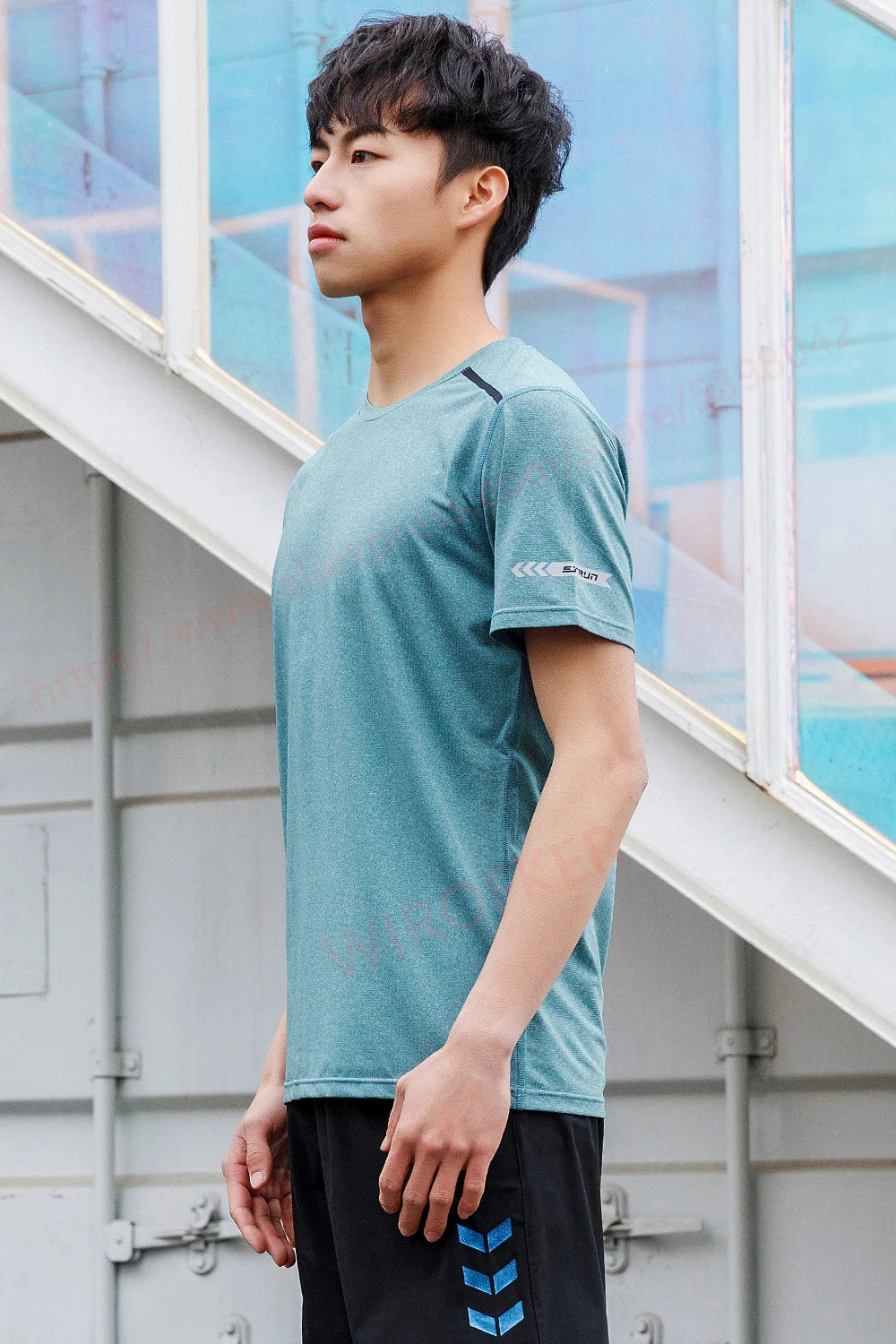 Fitness Shirts Men Quick Dry 2021 Summer Gym Sports Short Sleeve Skinny Workout Joggings Tees Breathable Male Running Tshirts