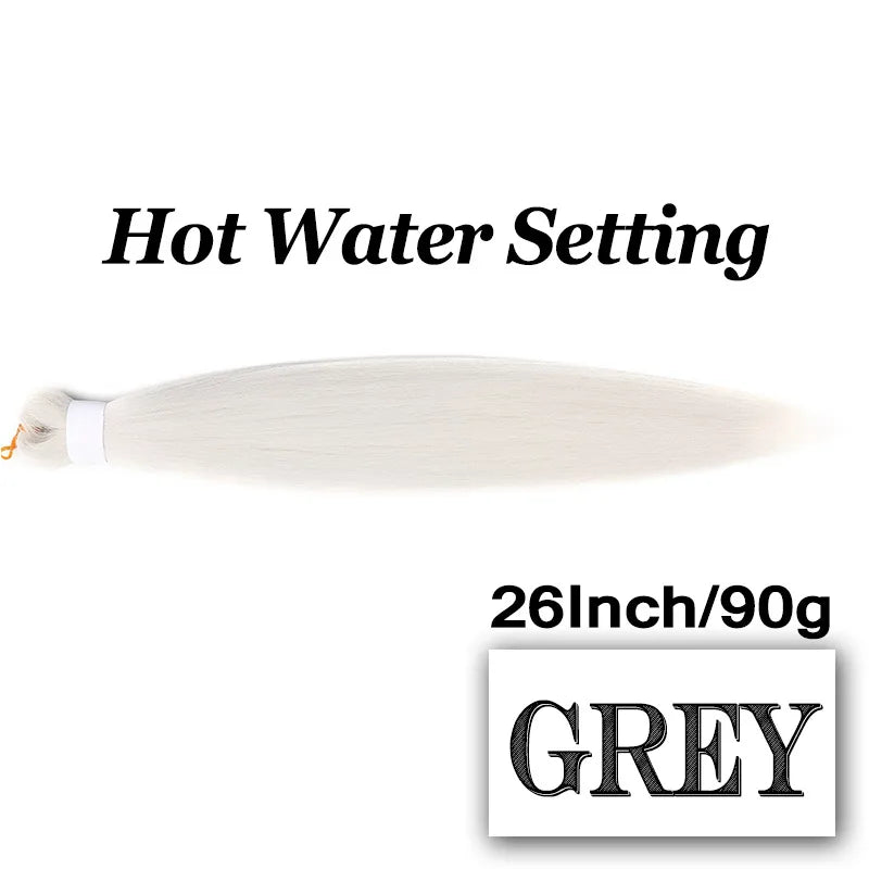 Braiding Hair Pre-stretched 26 Inch Hair Extensions for Afro Crochet Braids Synthetic Hair DIY Purple Pink Peach Red Jumbo Braid