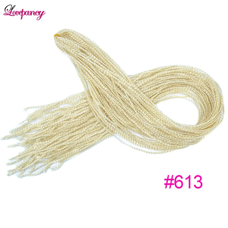 Synthetic Zizi Braids Crochet Box Braiding Hair Extensions White Black 28 Inch Long Curly Crochet Braiding Hair For Women 50g
