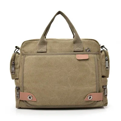 Brand Men Crossbody Bags Male Canvas Shoulder Bags Boy Messenger Bags Man Handbags for Travel Casual Large Satchel Grey