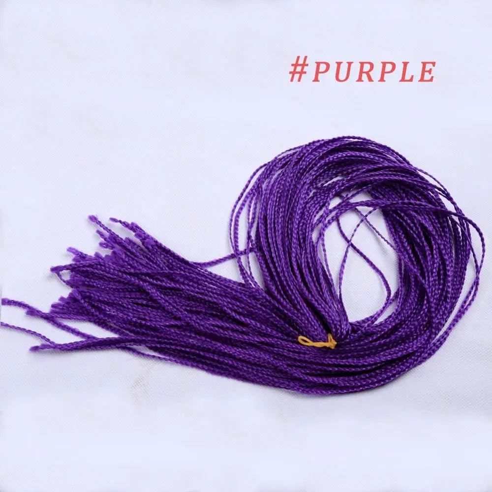 Zizi Braids Synthetic Crochet Hair Colored Box Braids Deep Wave Hair Long Senegalse Twist Braiding Hair Extensions for Russia