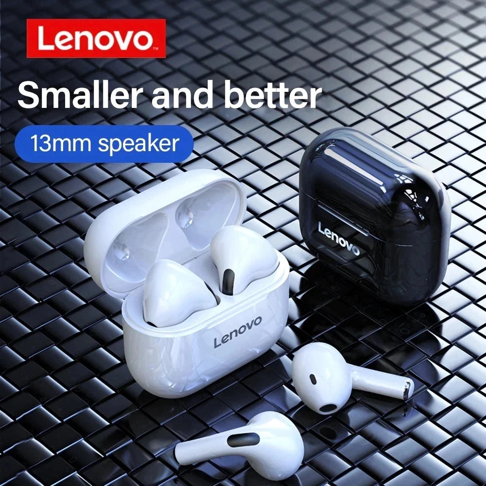 Lenovo LP40 Modern Bluetooth EarCuff Earbuds – Sleek, Smart & Ultra-Light True Wireless Audio