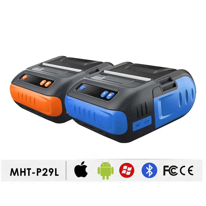MHT-Portable 80mm One Printer Industrial Grade Mobile Bluetooth Thermal Label /Receipt Printer Imprimante d'etiquette Thermique