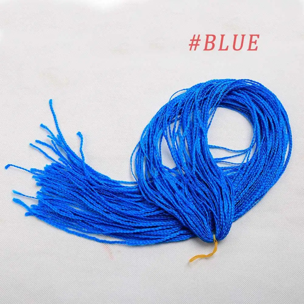 Zizi Braids Synthetic Crochet Hair Colored Box Braids Deep Wave Hair Long Senegalse Twist Braiding Hair Extensions for Russia