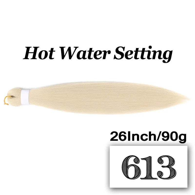 Braiding Hair Pre-stretched 26 Inch Hair Extensions for Afro Crochet Braids Synthetic Hair DIY Purple Pink Peach Red Jumbo Braid