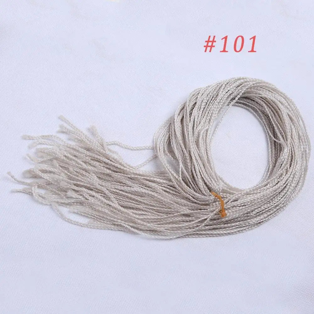 Zizi Braids Synthetic Crochet Hair Colored Box Braids Deep Wave Hair Long Senegalse Twist Braiding Hair Extensions for Russia