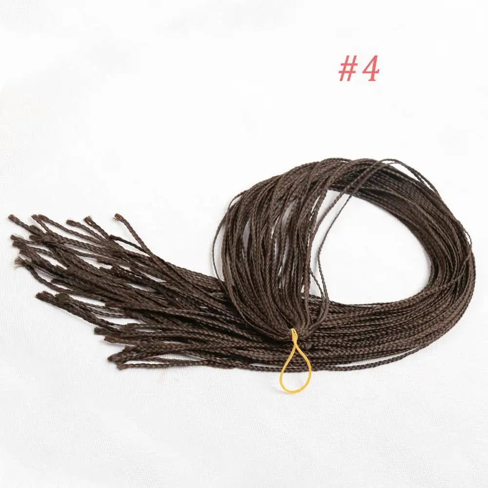 Zizi Braids Synthetic Crochet Hair Colored Box Braids Deep Wave Hair Long Senegalse Twist Braiding Hair Extensions for Russia
