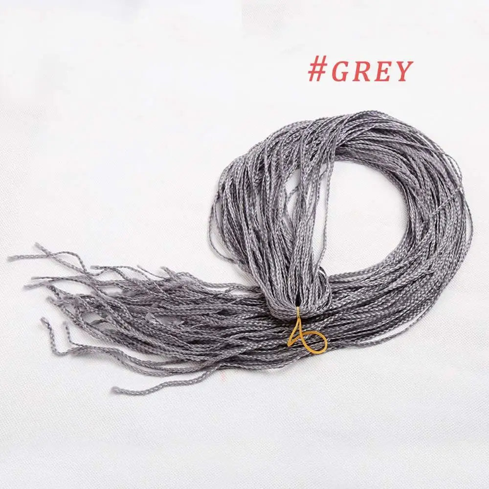 Zizi Braids Synthetic Crochet Hair Colored Box Braids Deep Wave Hair Long Senegalse Twist Braiding Hair Extensions for Russia