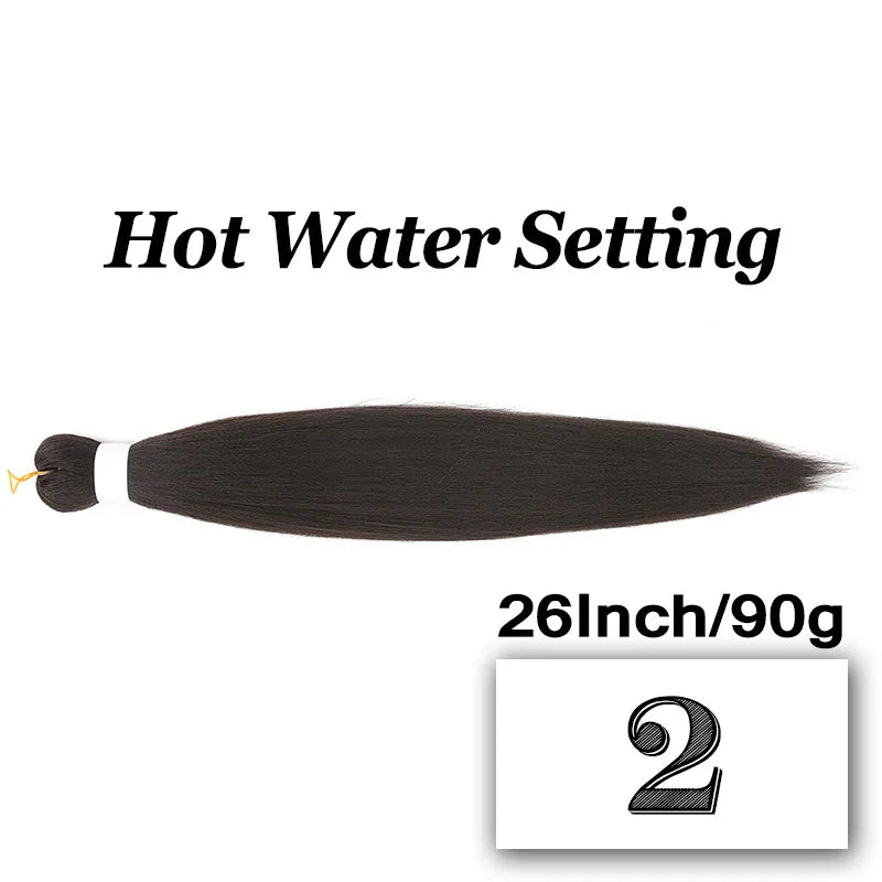 Braiding Hair Pre-stretched 26 Inch Hair Extensions for Afro Crochet Braids Synthetic Hair DIY Purple Pink Peach Red Jumbo Braid