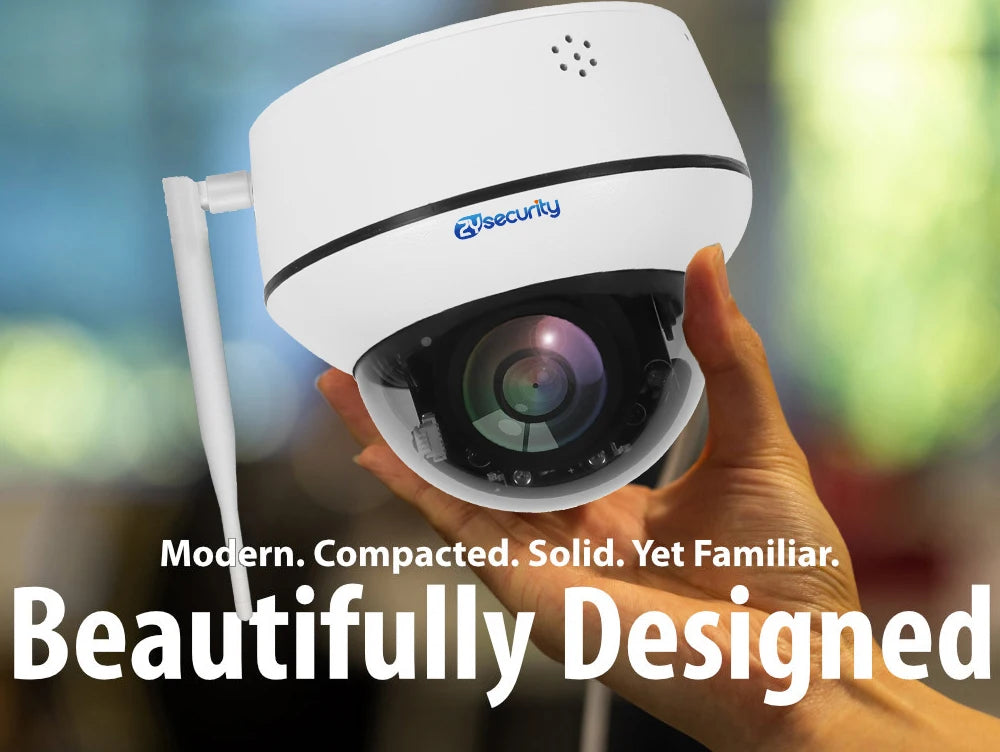 5MP Wifi Dome PTZ Camera 5X Optical Zoom IP Camera Humanoid Tracking Two-way Talk Wireless Home Security Surveillance Cameras