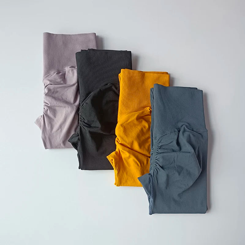 Seamless High-Waist Yoga Leggings – Push-Up Hip Lift Fit