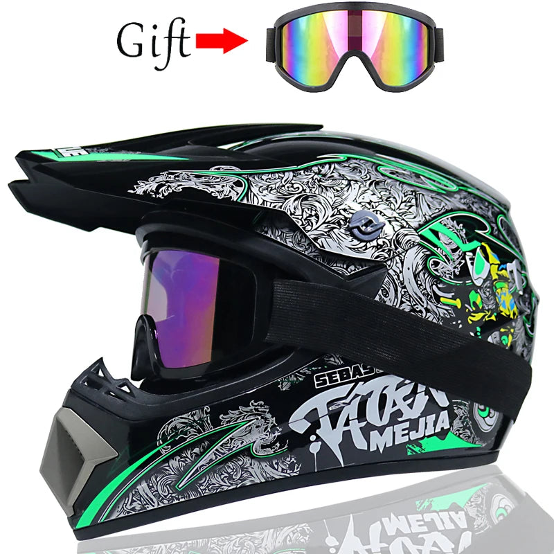 ORZ Kids Motocross Helmet | DOT-Certified Off-Road & Downhill Helmet for Children
