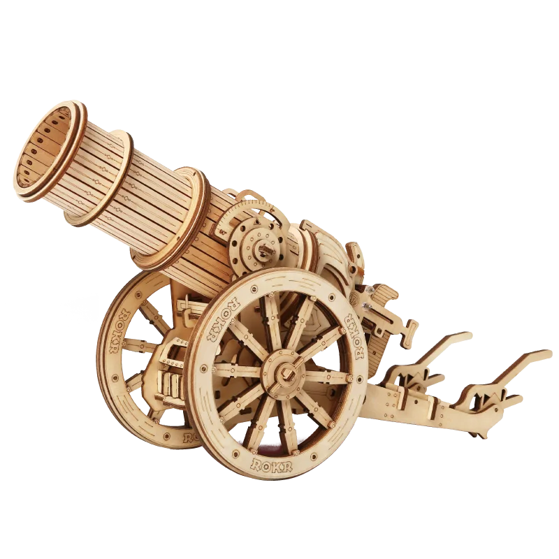 Robotime 3D Wooden Puzzle Medieval Siege Weapons Game Assembly Set Gift for Children Teens Adult War Strategy Toy KW401 KW801