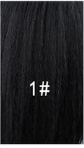 Lydia Tail Warping Synthetic Kinky Straight Hairpiece Stylish High-Volume Curly Clips-in Natural Looking Drawstring Ponytail