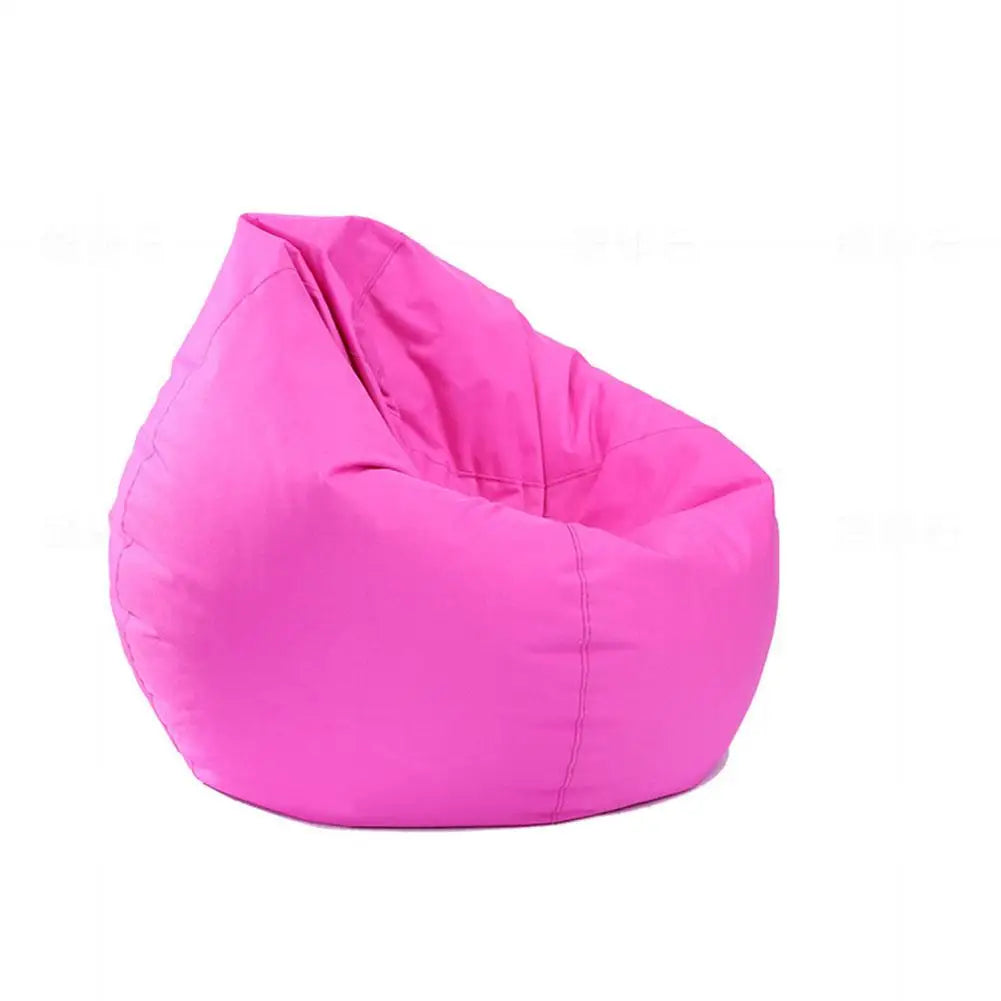 Unfilled Lounge Bean Bag Sofa Cover Home Soft Lazy Sofa Cozy Single Chair Pouf Puff Couch Tatami Living Room Durable Furniture