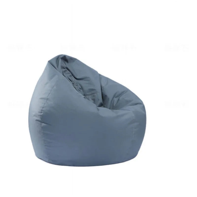 Unfilled Lounge Bean Bag Sofa Cover Home Soft Lazy Sofa Cozy Single Chair Pouf Puff Couch Tatami Living Room Durable Furniture