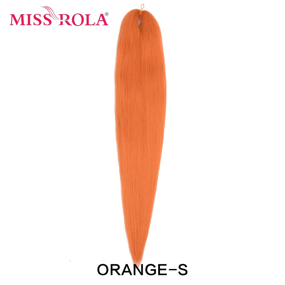 Miss Rola Synthetic 22 Inch 60G Kanekalon Hair Tinsel Wire Jumbo Braid Yaki Straight Hair Extension Twist Braid Bulk Wholesale