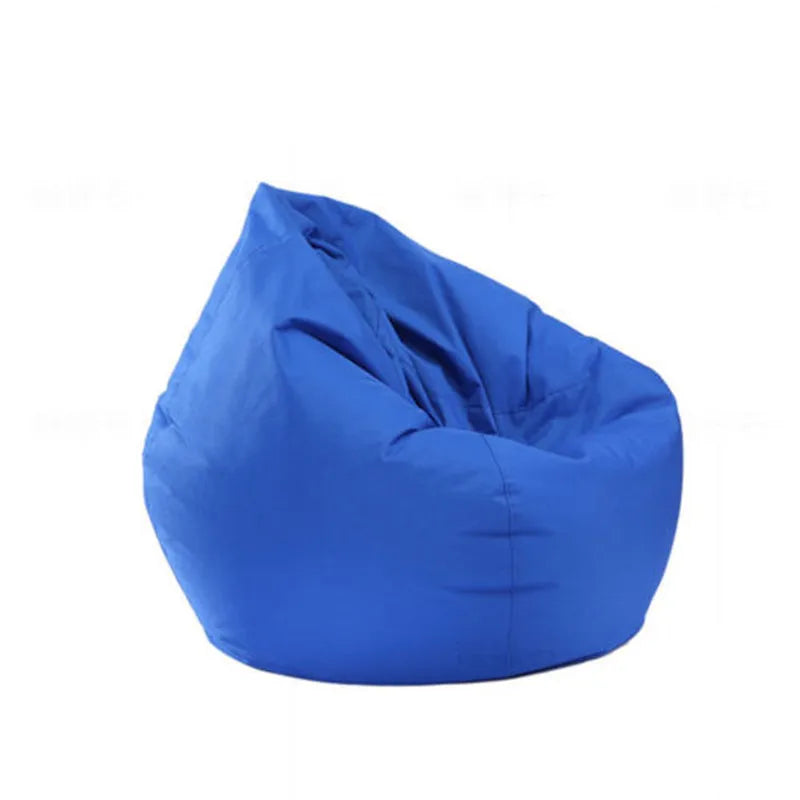 Unfilled Lounge Bean Bag Sofa Cover Home Soft Lazy Sofa Cozy Single Chair Pouf Puff Couch Tatami Living Room Durable Furniture