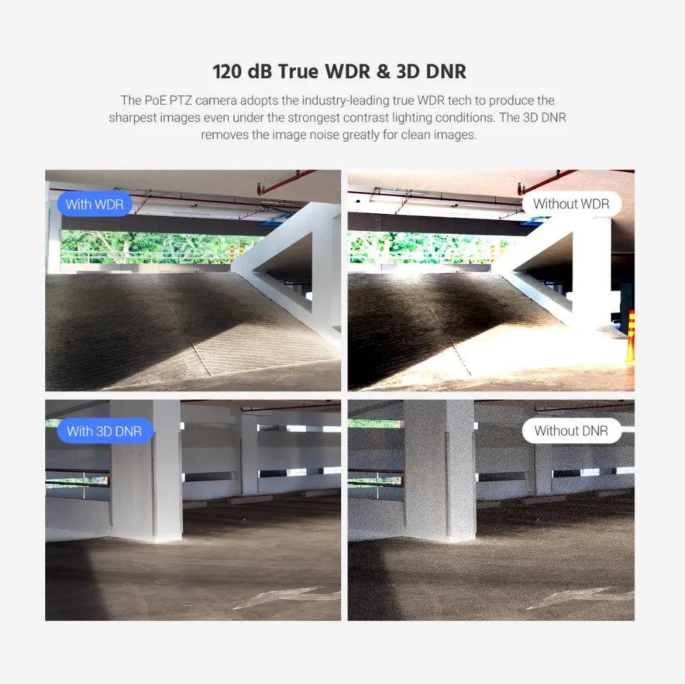 ANNKE Smartest 4MP Super HD PTZ Camera Security POE Camera 4X Optical Zoom Surveillance IP Camera With AI Detection Audio Record