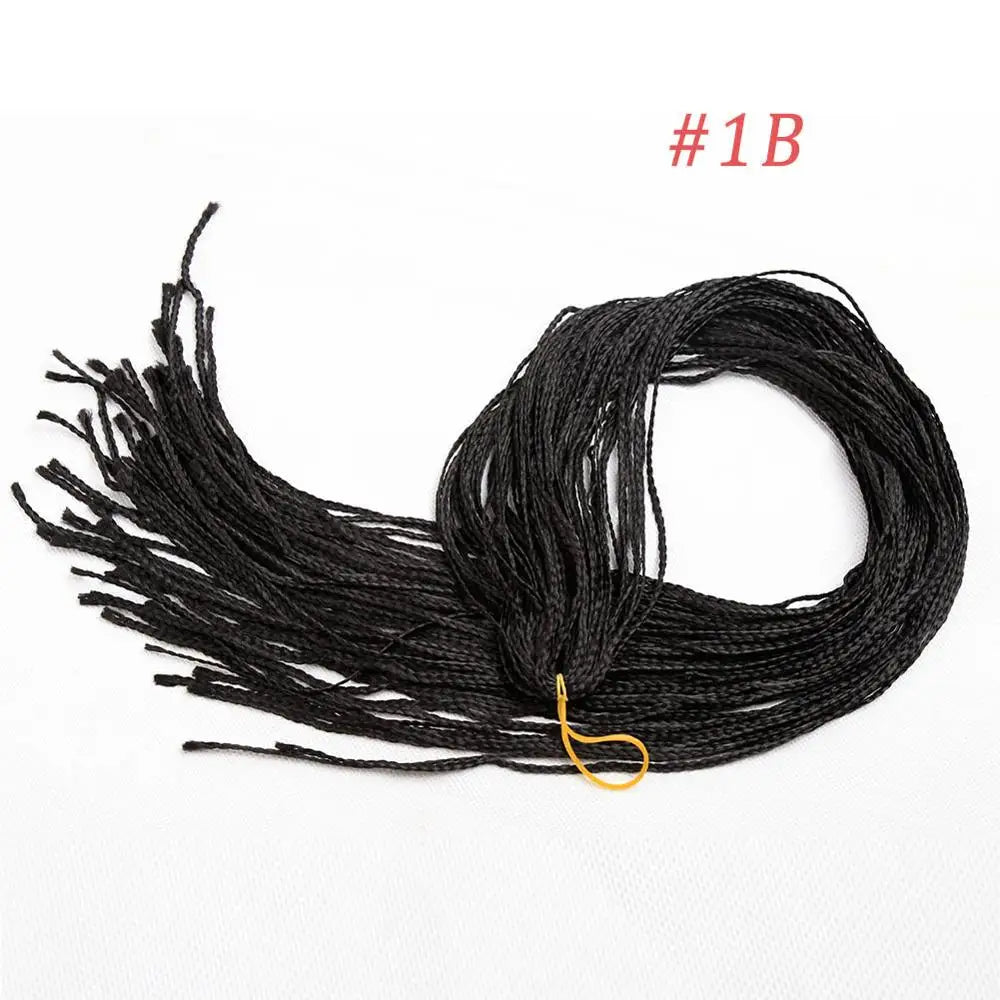 Zizi Braids Synthetic Crochet Hair Colored Box Braids Deep Wave Hair Long Senegalse Twist Braiding Hair Extensions for Russia