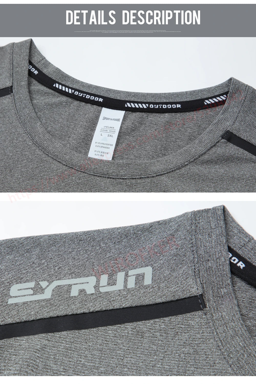 Fitness Shirts Men Quick Dry 2021 Summer Gym Sports Short Sleeve Skinny Workout Joggings Tees Breathable Male Running Tshirts