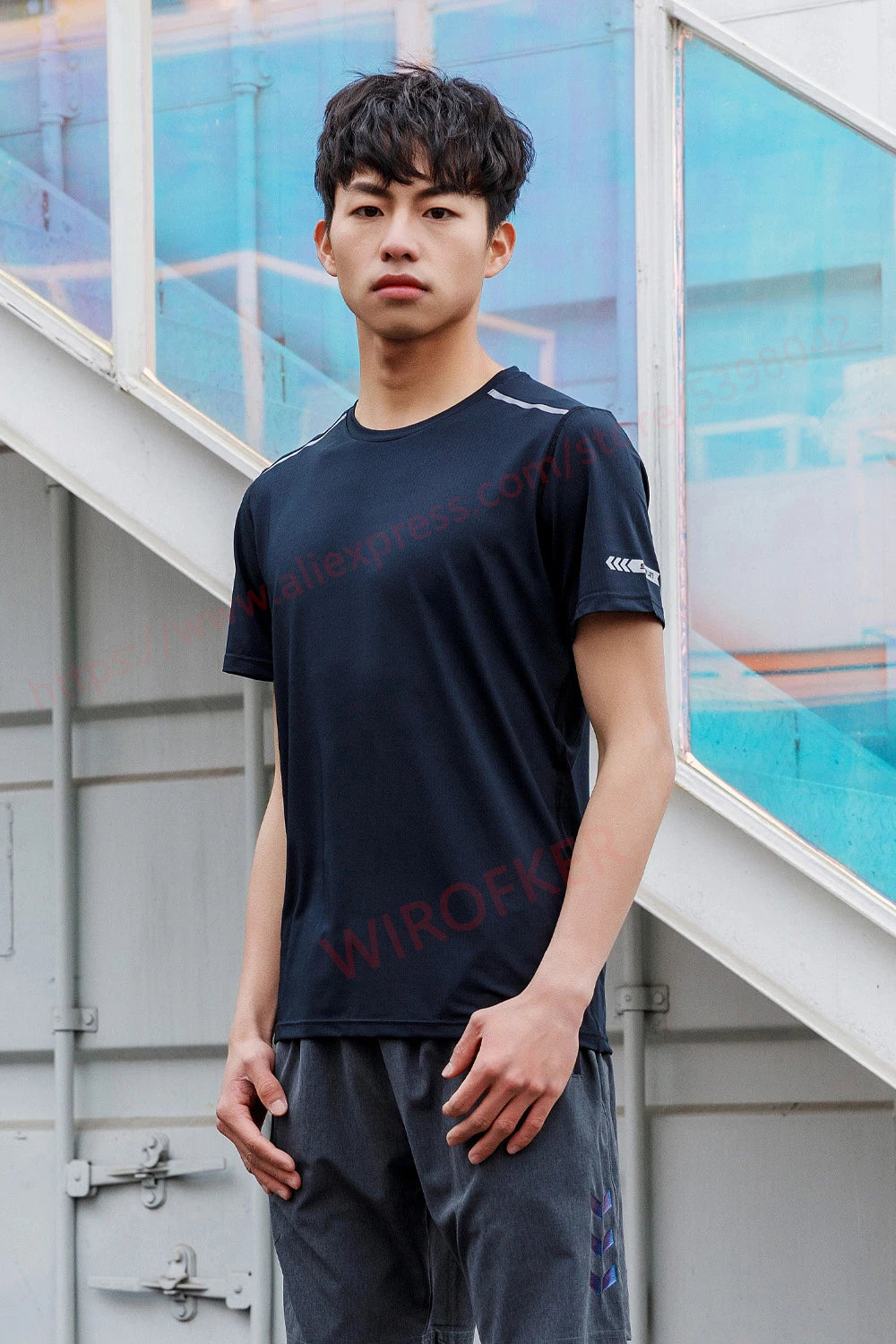 Fitness Shirts Men Quick Dry 2021 Summer Gym Sports Short Sleeve Skinny Workout Joggings Tees Breathable Male Running Tshirts