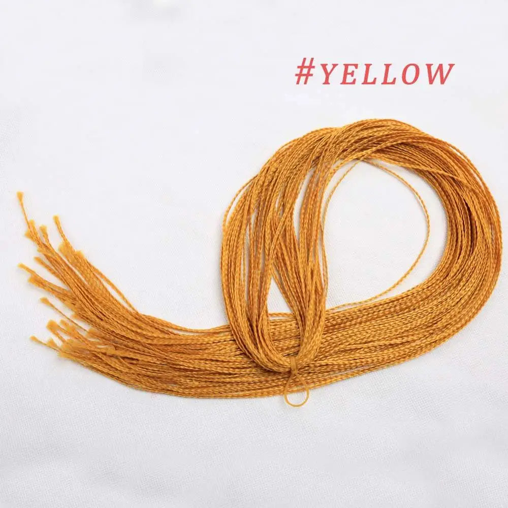 Zizi Braids Synthetic Crochet Hair Colored Box Braids Deep Wave Hair Long Senegalse Twist Braiding Hair Extensions for Russia