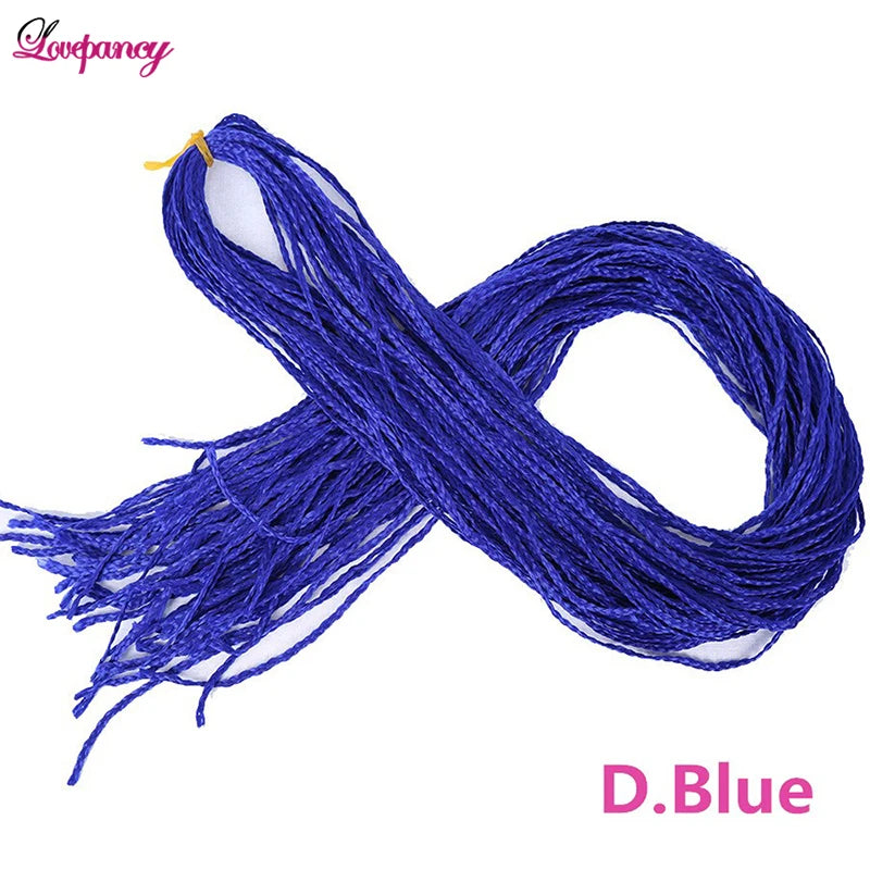 Synthetic Zizi Braids Crochet Box Braiding Hair Extensions White Black 28 Inch Long Curly Crochet Braiding Hair For Women 50g