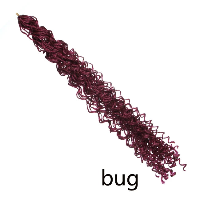 30inch Zizi Braids Crochet Box Braids Twist Synthetic Braiding Hair Extensions 28 roots/Pack Pink Write Purple Bug Gray 613