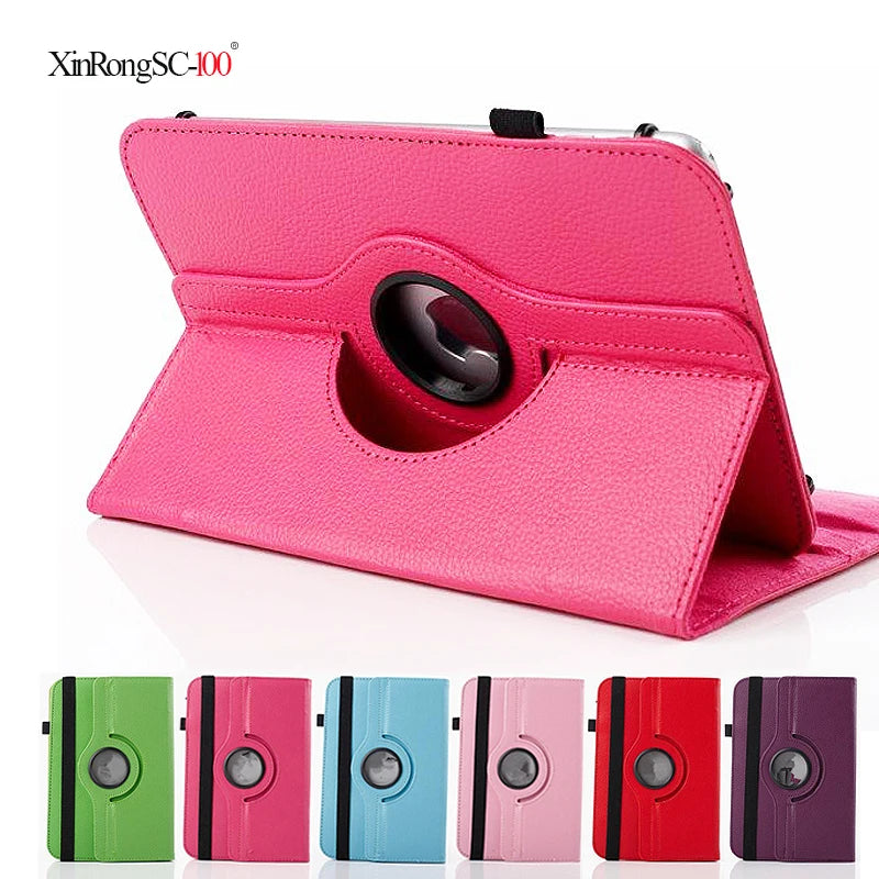 For SPC Gravity 3 SKU 9782464N/GRAVITY 4 97856128N/Gravity 4G SKU 9777332N 360 Degree Rotating Tablet PU Leather cover case