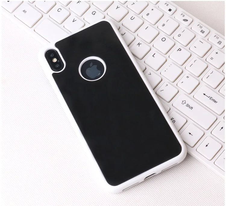 Anti Gravity TPU Frame Case for iPhone, Magical Nano Suction Mobile Phone Cover, iPhone 15 pro max 14 13 12 11