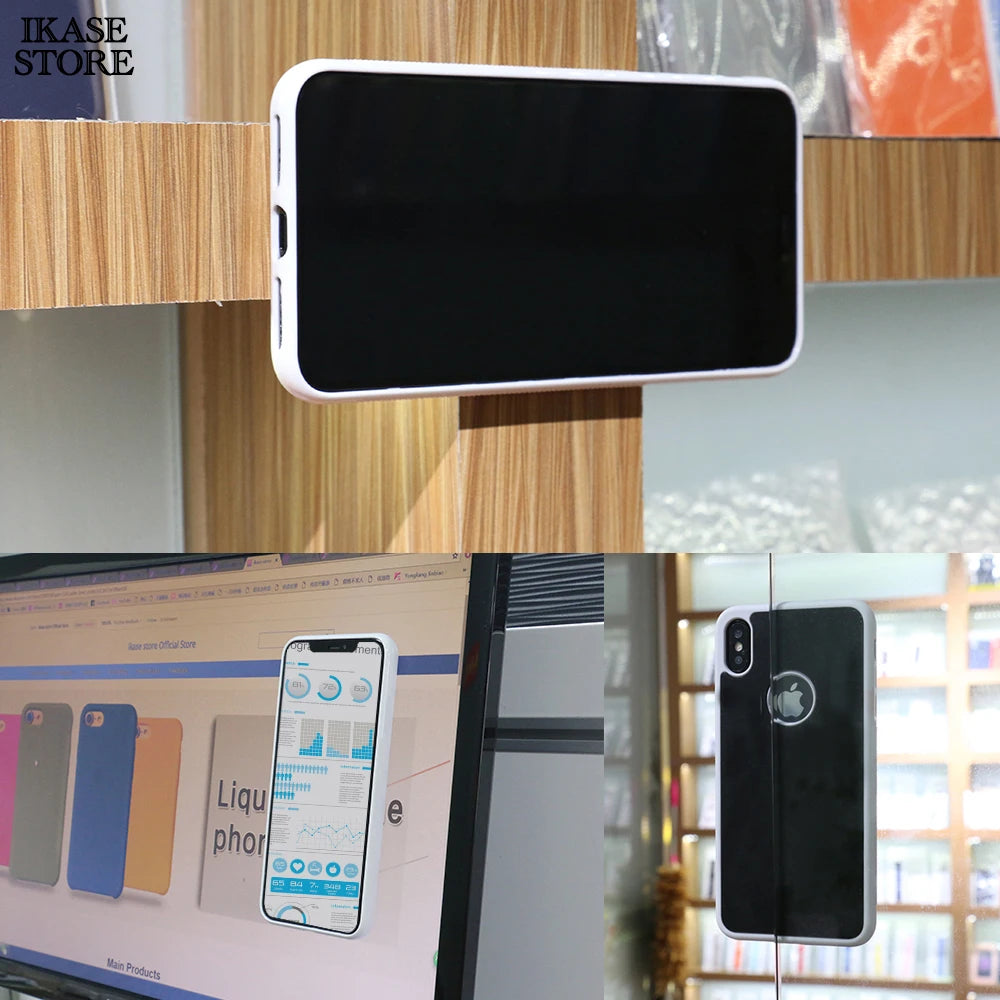 Anti Gravity TPU Frame Case for iPhone, Magical Nano Suction Mobile Phone Cover, iPhone 15 pro max 14 13 12 11