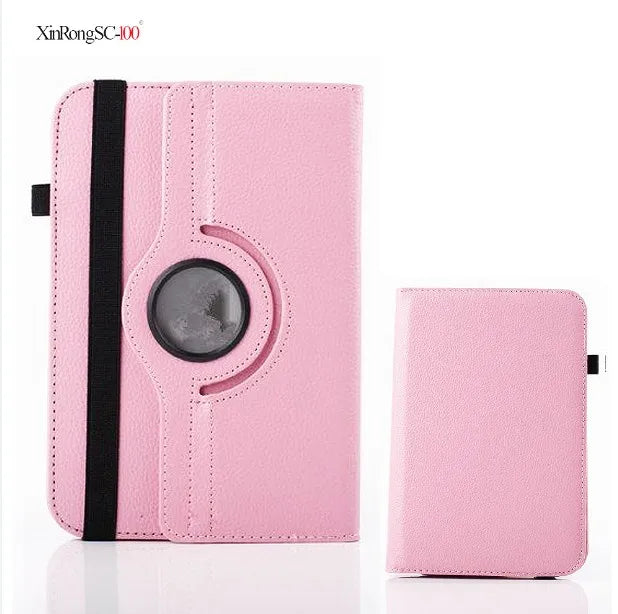 For SPC Gravity 3 SKU 9782464N/GRAVITY 4 97856128N/Gravity 4G SKU 9777332N 360 Degree Rotating Tablet PU Leather cover case