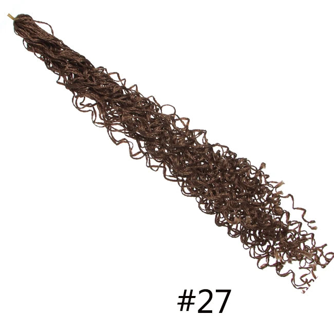 30inch Zizi Braids Crochet Box Braids Twist Synthetic Braiding Hair Extensions 28 roots/Pack Pink Write Purple Bug Gray 613