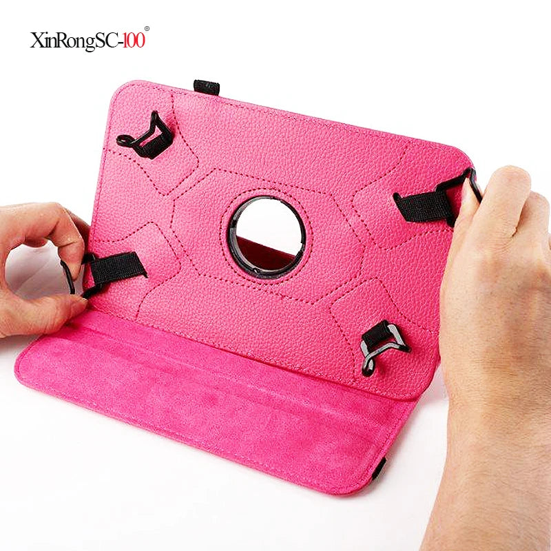 For SPC Gravity 3 SKU 9782464N/GRAVITY 4 97856128N/Gravity 4G SKU 9777332N 360 Degree Rotating Tablet PU Leather cover case