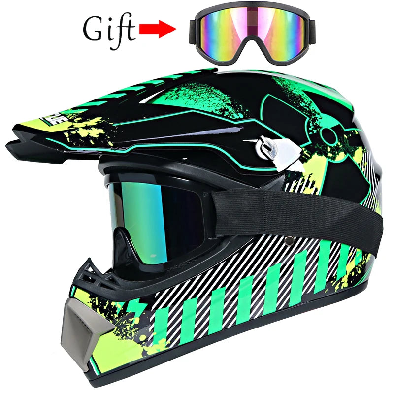 ORZ Kids Motocross Helmet | DOT-Certified Off-Road & Downhill Helmet for Children