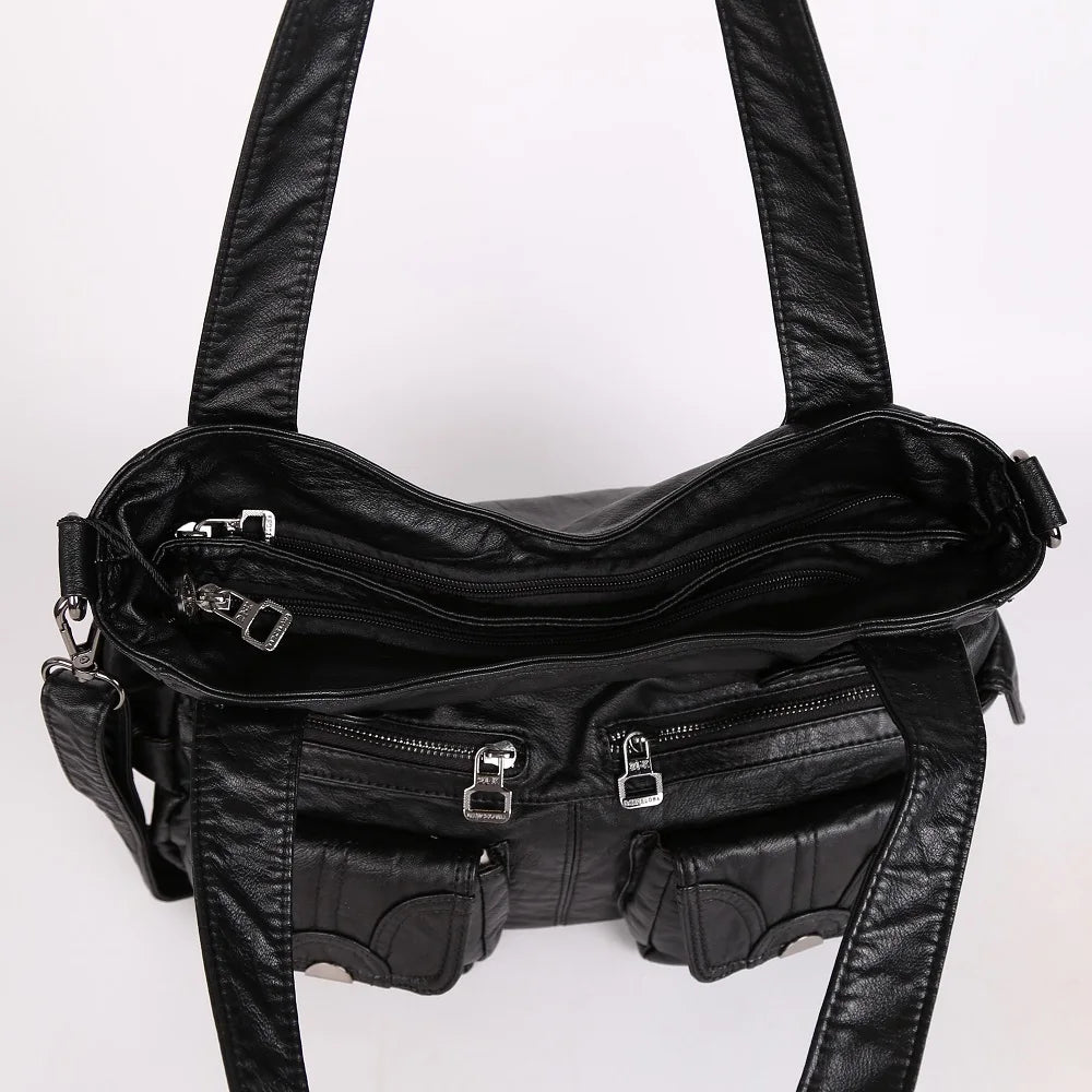 Women Handbags Top-handle Shoulder Bag Large Multifunctional Bag Washable PU 13”x17” Casual Bags Shopper Bags Large