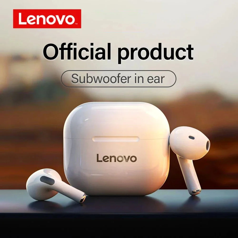 Lenovo LP40 Modern Bluetooth EarCuff Earbuds – Sleek, Smart & Ultra-Light True Wireless Audio