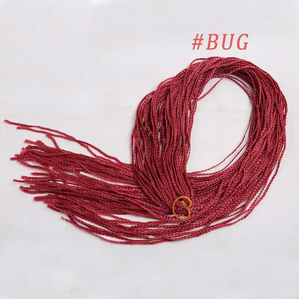 Zizi Braids Synthetic Crochet Hair Colored Box Braids Deep Wave Hair Long Senegalse Twist Braiding Hair Extensions for Russia