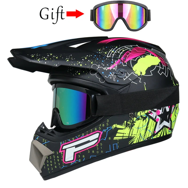 ORZ Kids Motocross Helmet | DOT-Certified Off-Road & Downhill Helmet for Children