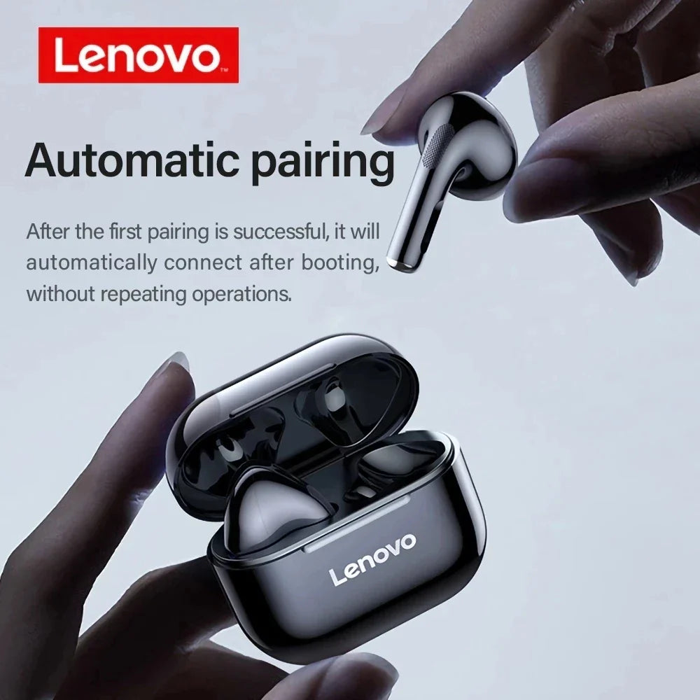 Lenovo LP40 Modern Bluetooth EarCuff Earbuds – Sleek, Smart & Ultra-Light True Wireless Audio