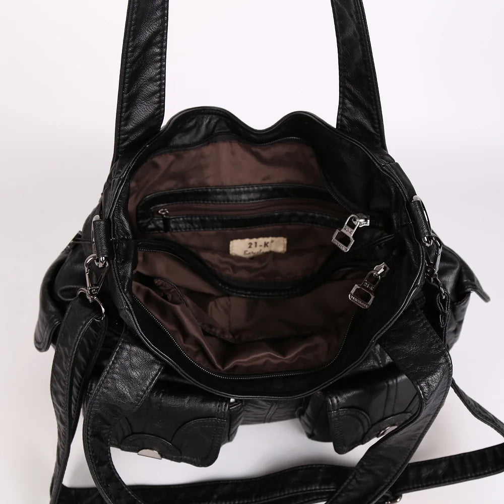 Women Handbags Top-handle Shoulder Bag Large Multifunctional Bag Washable PU 13”x17” Casual Bags Shopper Bags Large