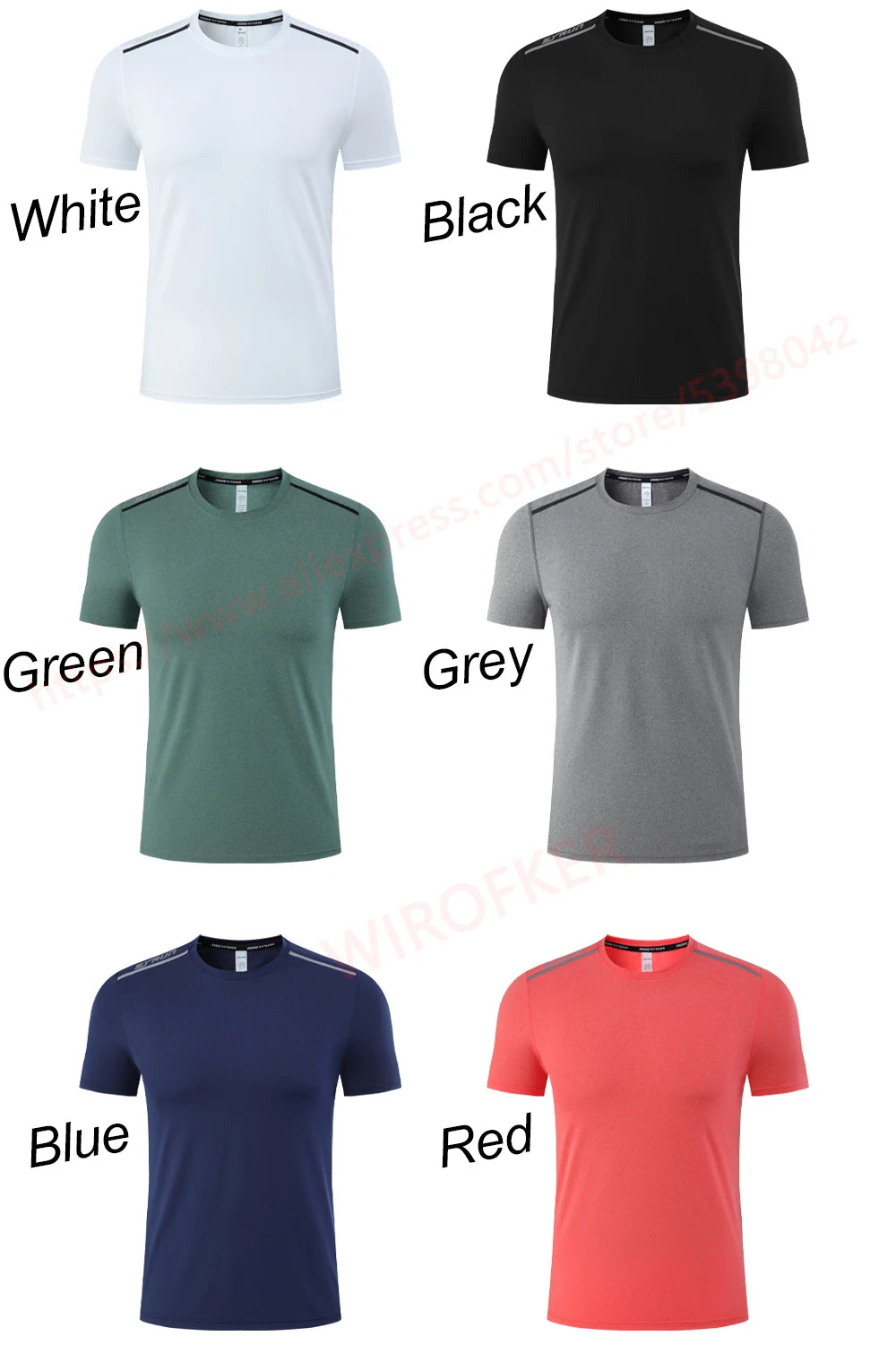 Fitness Shirts Men Quick Dry 2021 Summer Gym Sports Short Sleeve Skinny Workout Joggings Tees Breathable Male Running Tshirts