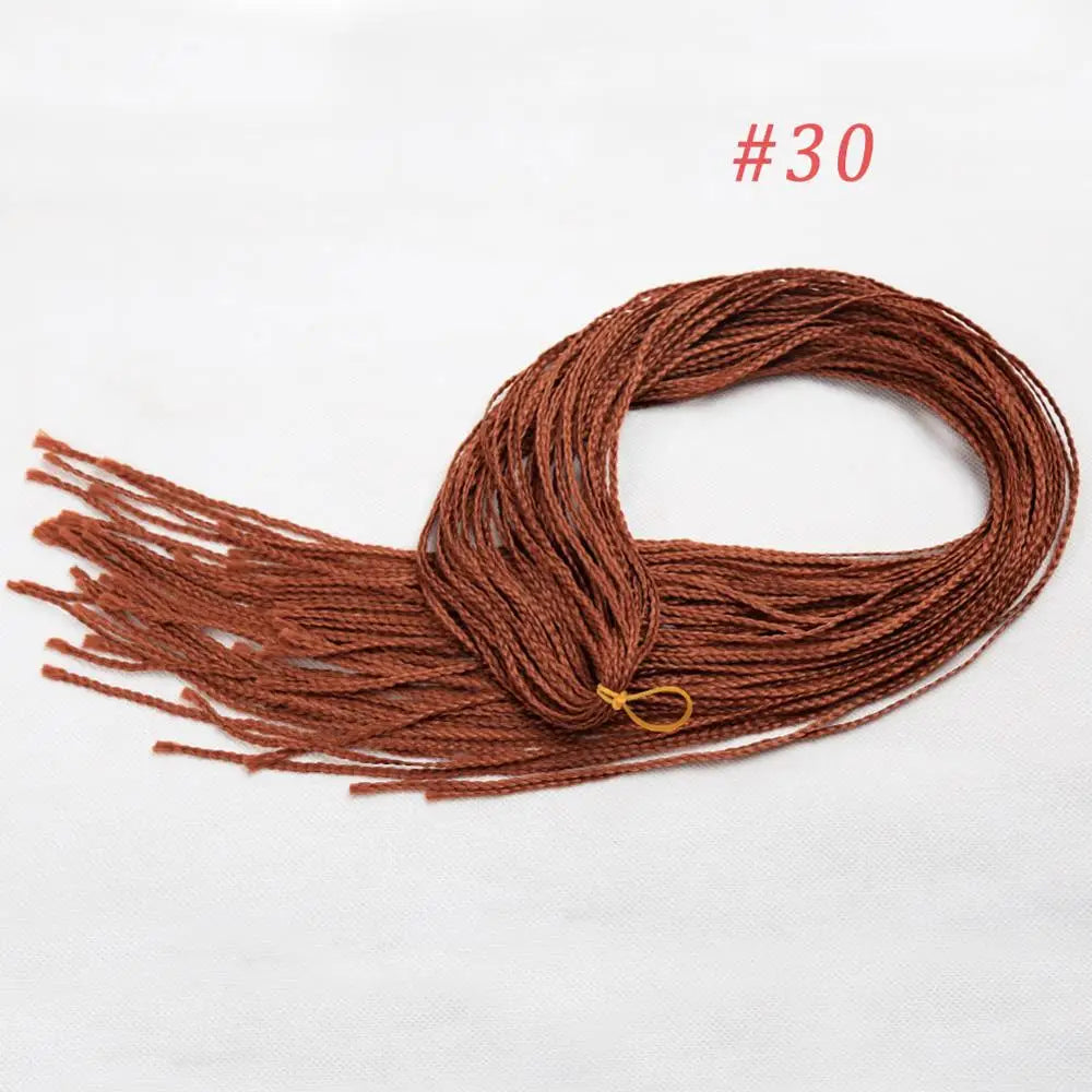 Zizi Braids Synthetic Crochet Hair Colored Box Braids Deep Wave Hair Long Senegalse Twist Braiding Hair Extensions for Russia