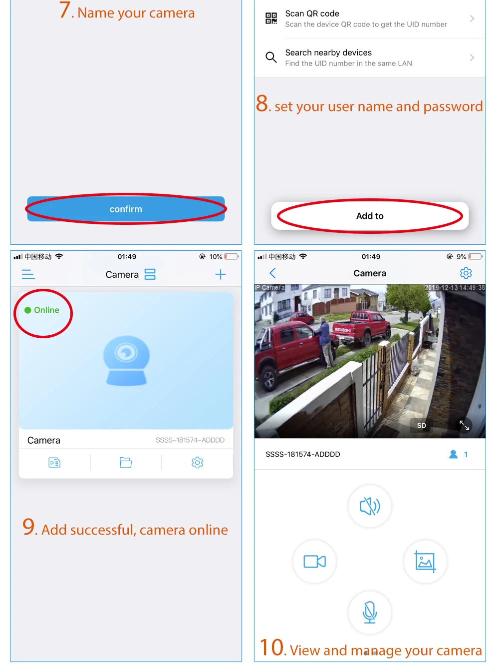 5MP Wifi Dome PTZ Camera 5X Optical Zoom IP Camera Humanoid Tracking Two-way Talk Wireless Home Security Surveillance Cameras