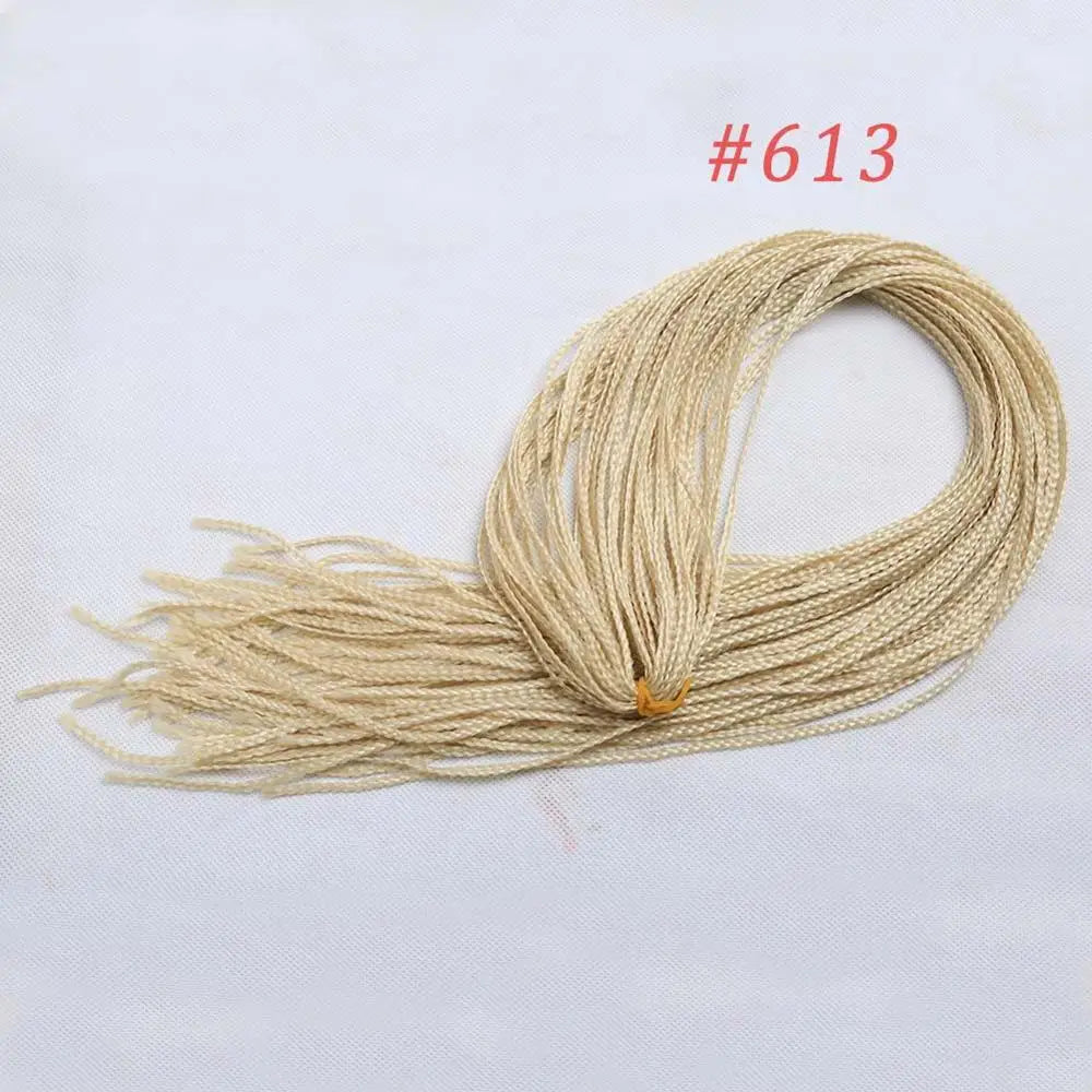 Zizi Braids Synthetic Crochet Hair Colored Box Braids Deep Wave Hair Long Senegalse Twist Braiding Hair Extensions for Russia