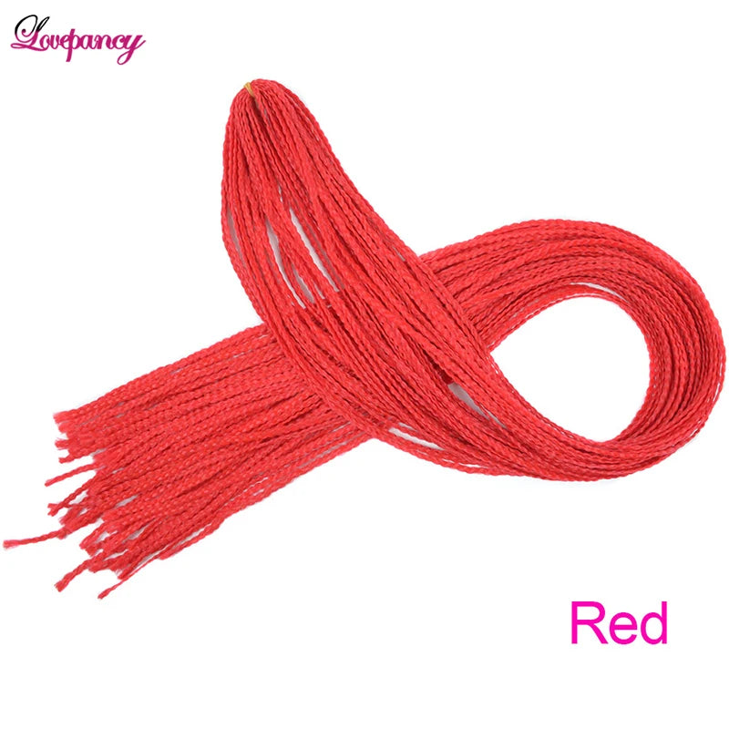 Synthetic Zizi Braids Crochet Box Braiding Hair Extensions White Black 28 Inch Long Curly Crochet Braiding Hair For Women 50g