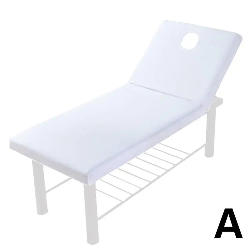 Pure Color Massage Table Bed Fitted Sheet Elastic Full Massage Spa Rubber Bed Band Hole Cover Face Cover Breath Treatment W Z2j8